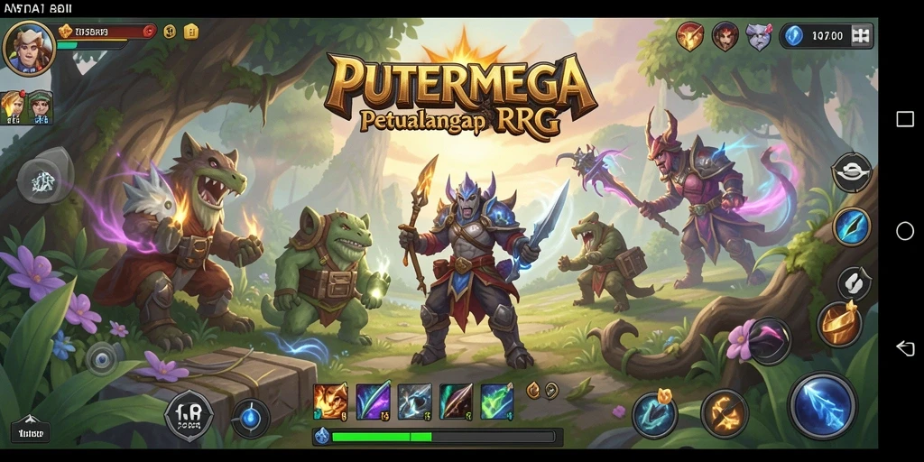 Tangkapan layar menunjukkan pertarungan epik di PUTERMEGA.